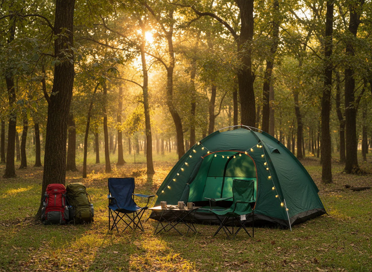 Forest Camping Lifestyle