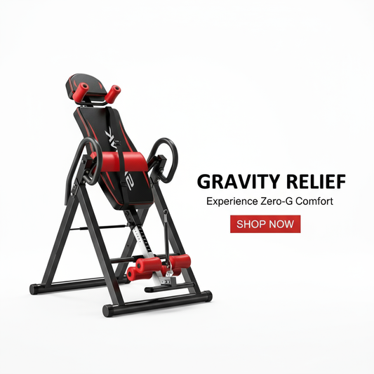 Inversion table on white background