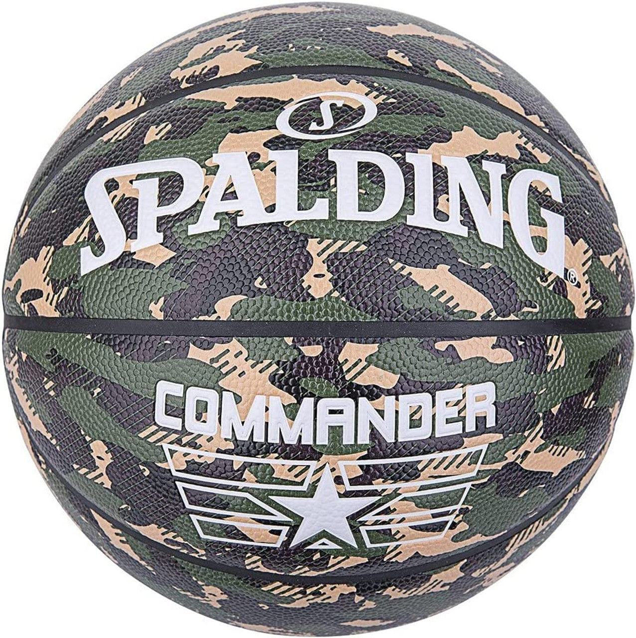 Spalding Commander Camo Series Outdoor Basketball - Size 7