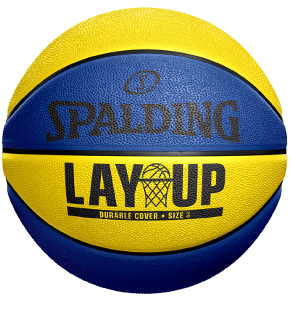 Spalding Lay Up Blue Outdoor Basketball - Size 5