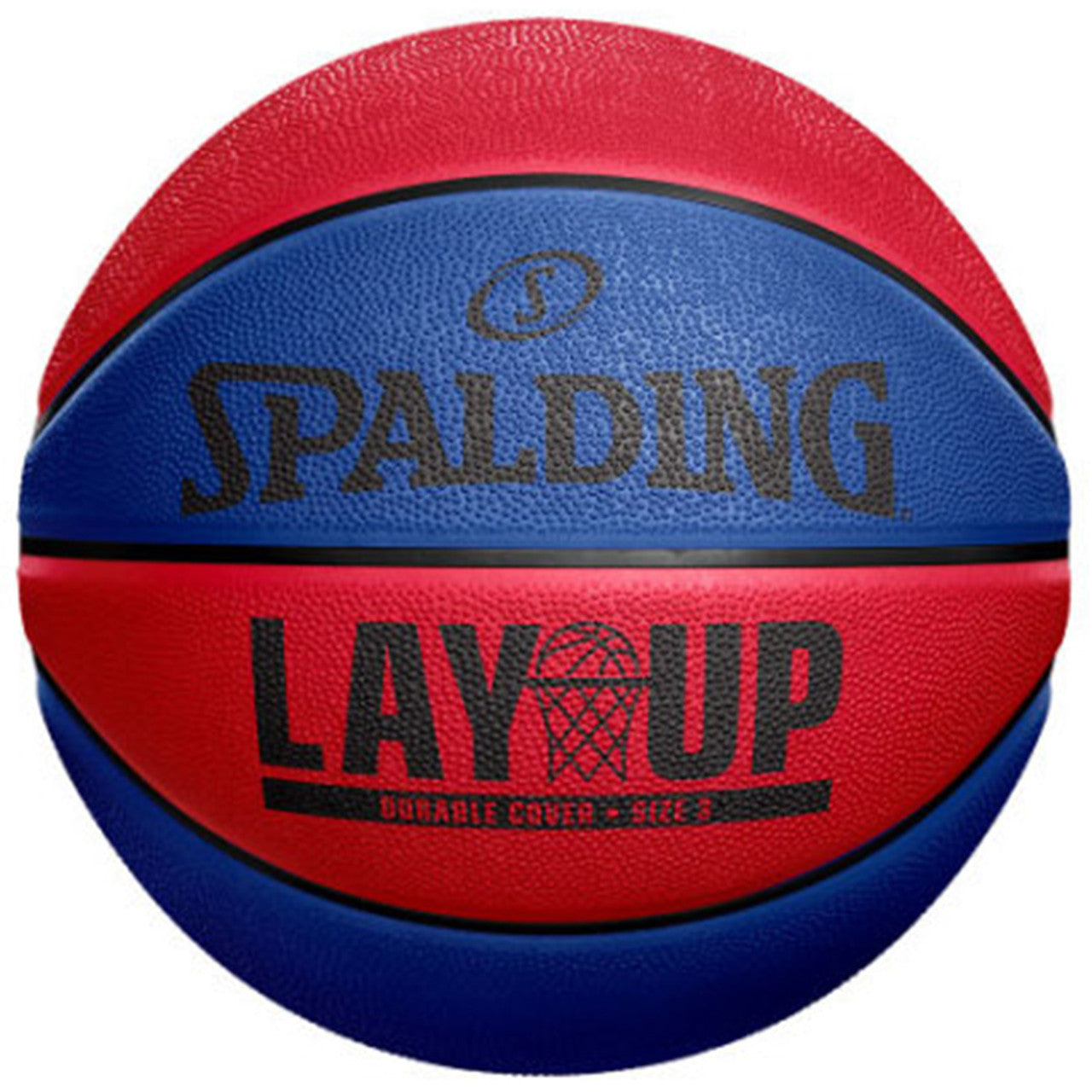 Spalding Lay Up Blue Red Outdoor Basketball - Size 7